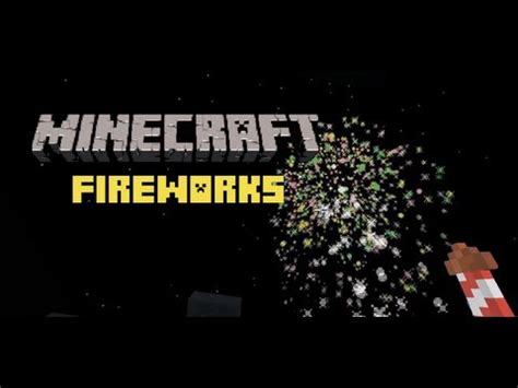 Minecraft Snapshot 12w49a FIREWORKS HOW TO YouTube