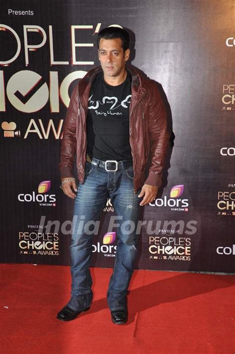 Salman Khan at Peoples Choice Awards 2012 Media