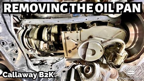 Removing The Oil Pan Youtube