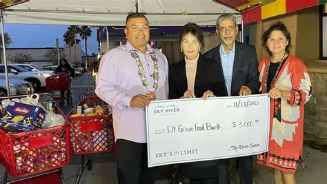 Sky River Donates To Food Drive That Benefits Elk Grove Food Bank