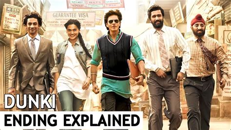 Dunki Movie Explained In Hindi Shahrukh Khan Tapsee Pannu Vicky