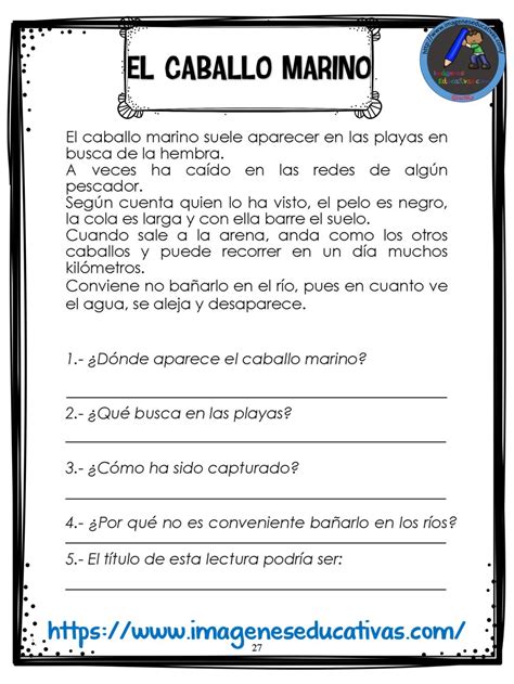 Cuaderno Comprensi N Lectora Imagenes Educativas