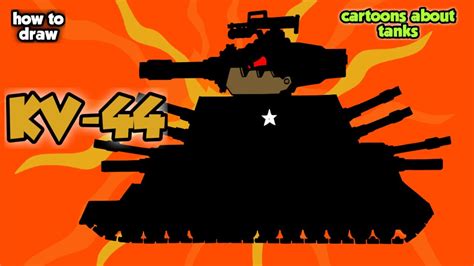 How To Draw Cartoon Tank American Kv Patriot Homeanimations