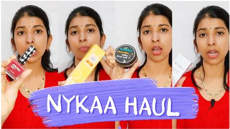 ഒര NYKAA HAUL കണടനകക NYKAA HAUL Makeup Skincare Haircare