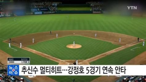 추신수 멀티히트 텍사스 2연패 탈출4타수 2안타 1타점 기록 헉스