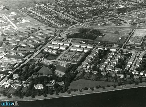 Arkiv Dk Luftfoto Af Rosn S Og Den Vestlige Del Af Nakskov