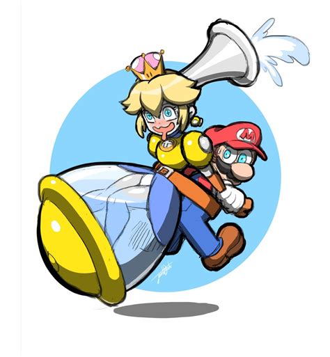 Mario And F L U D D Mario And 2 More Drawn By Jeetdoh Danbooru