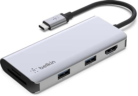 Amazon Belkin Usb C Hub In Multiport Docking Station Usb C