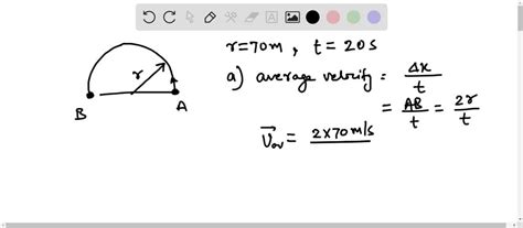 SOLVED A Body Travels Along A Circular Path Of Radius 70 Metre After