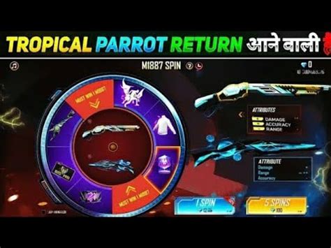 TROPICAL PARROT RETURN KAB AAYEGI TROPICAL PARROT M1887 RETURN CONFIRM