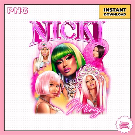 Nicki Minaj Queen Of Rap Png For Tshirt Uvdtf Pink Friday Gag City