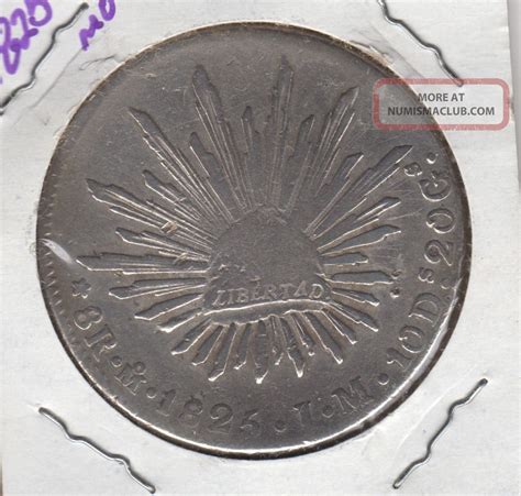 Coin Reales Mexico Republic Silver