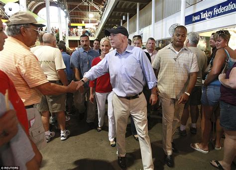 Presidential Candidates Pictured Visiting The Iowa State Fair Over The