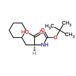 Ácido R 2 terc butoxicarbonilamino 3 ciclohexilpropiónico CAS 127095