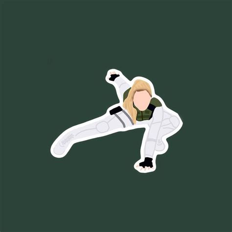 Yelena Belova Hero Pose Sticker