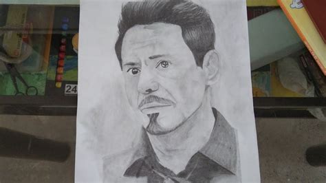 HOW TO DRAW TONY STARK Portrait TONY STARK Ka Portrait Kaise Banaaye