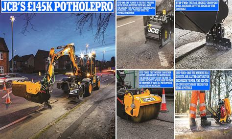 Jcb Launches New Pothole Repairing Vehicle That Can Fill One In 8