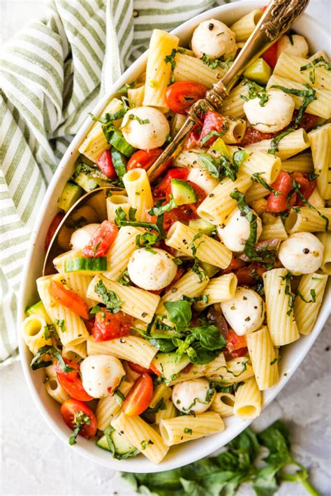 Caprese Pasta Salad Easy Peasy Meals