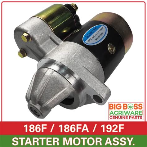 Big Boss Agriware Starter Motor F Fa F Hp Hp Hp