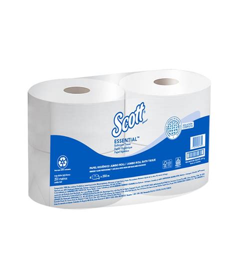 Papel Higiénico Scott Blanco Hoja Sencilla 250 Mt X 4 Und Ref 30241021