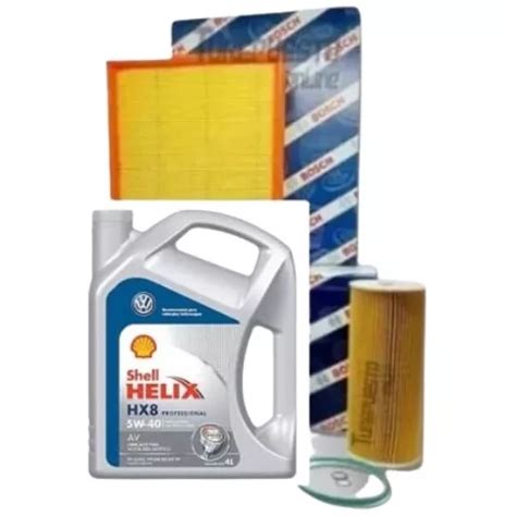 Kit De Filtros X2 Y Aceite Helix 5w40 Bora Y Golf Tdi