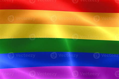 símbolo da comunidade lgbt nas cores do arco íris ilustração da