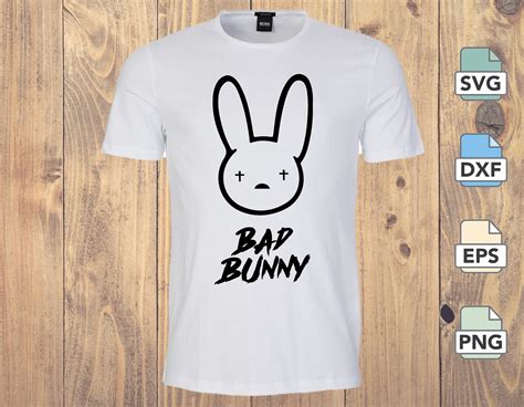 Bad Bunny SVG, Bad Bunny Logo SVG Cut File, Silhouette, Cricut, Digital ...