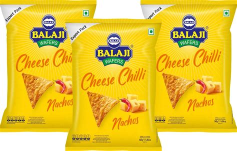 Balaji Wafers Cheese Chilli Nachos 45g Pack Of 3 Humarabazar Grocery And Gourmet