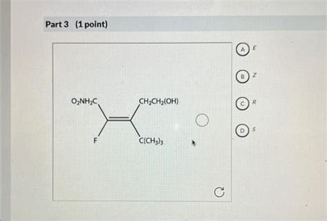 Solved Part 2 1 Point A E B Z C R D Sassign The