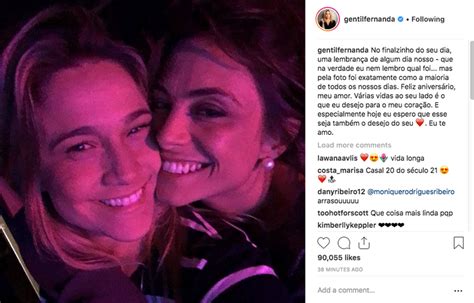 Fernanda Gentil Se Declara Para A Namorada Priscila Montandon