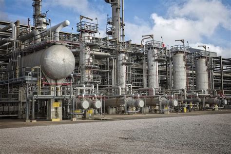 Refinery or Chemical Plant Process Unit and Equipment Stock Photo ...