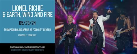 Lionel Richie & Earth, Wind and Fire at Thompson Boling Arena at Food City Center | 23 May 2024 ...