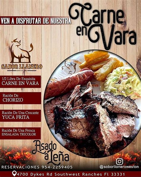 Saborllaneroweston Te Invita A Disfrutar De Nuestra Exquisita CARNE EN