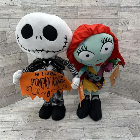 DISNEY NIGHTMARE BEFORE Christmas Jack And Sally Halloween Greeter 18