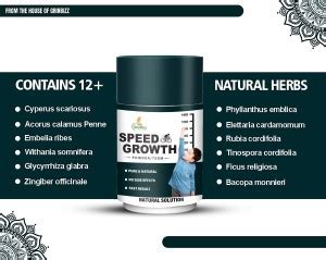 Grinbizz Speed Growth Powder Ayurvedic Powder For Increase Height