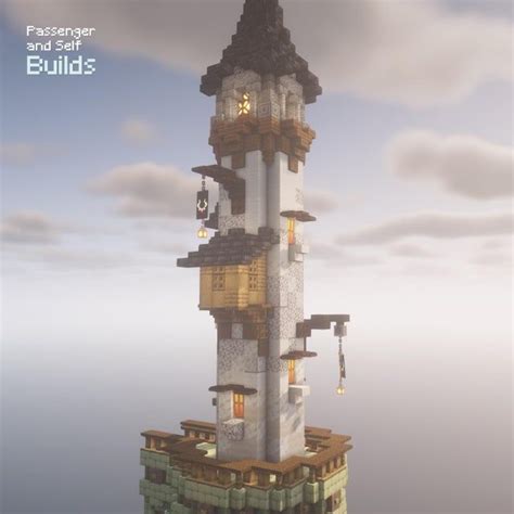 A Medival Fantasy Tower I Made Minecraft Lighthouse Minecraft