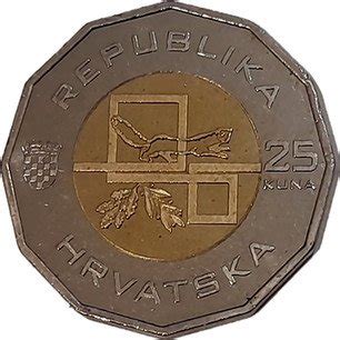 Croatian Bi Metallic Kuna Peljesac Bridge Km