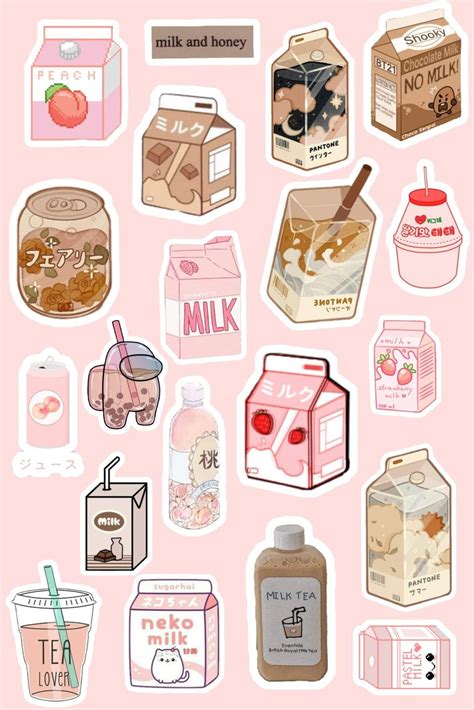 100 Aesthetic Cute Stickers Printable For Your Bullet Journal