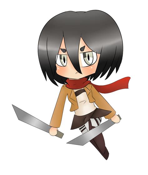 Chibi Mikasa By Sinjour On Deviantart