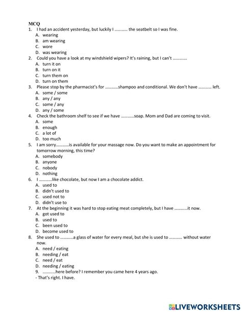 Trs6 Tn2 Unit 4 6 Worksheet Live Worksheets