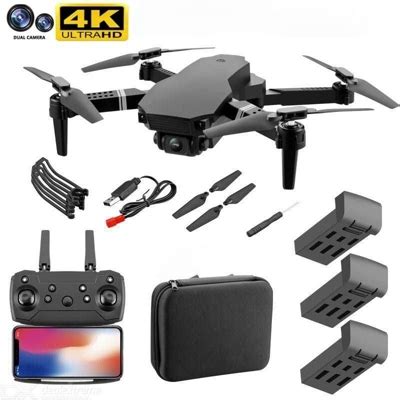 Actual Dron C Mara Doble K Wifi Plegable Bolso Bater As Recargable