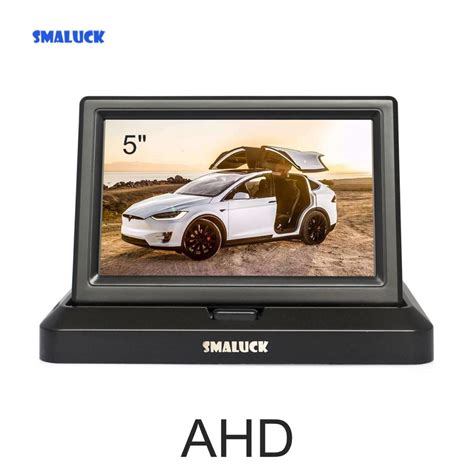 Smaluck 5 1024x600 Foldabel Ips Ahd Rear View Car Monitor Backup