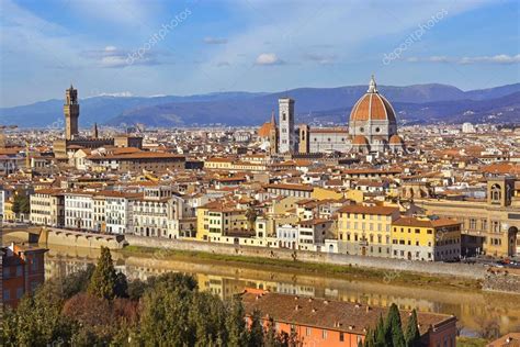 Florence From Piazzale Michelangelo Tuscany Italy — Stock Photo