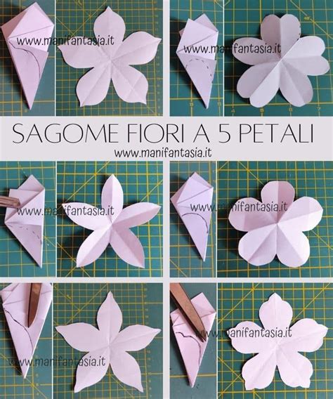 Come Fare Una Sagoma Per Fiori Di Carta Petali Manifantasia