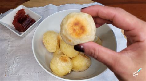 Pão de queijo fit de frigideira Receita FÁCIL