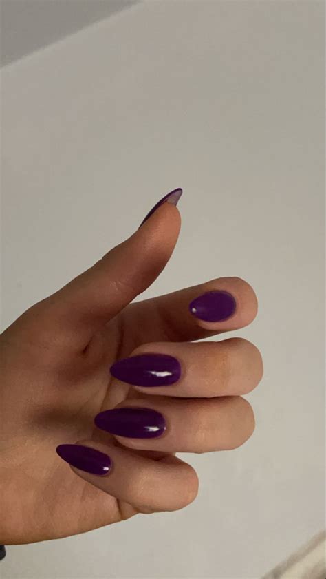 Wine purple nails – Artofit