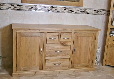 Solid Oak Bathroom Storage Unit 603 - Bathrooms & More Store