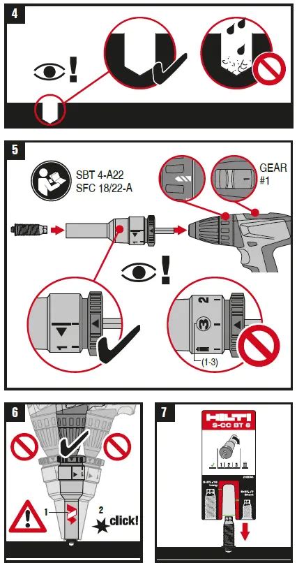 HILTI S BT MF M8 M10 Threaded Studs Standoffs Instruction Manual