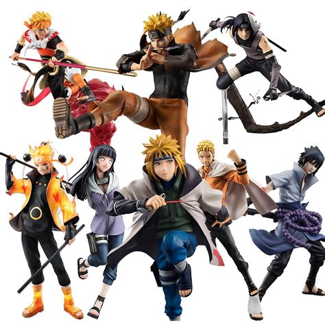 Anime Naruto Shippuden Uzumaki Narut Figura Brinquedo Modelo 25 Cm