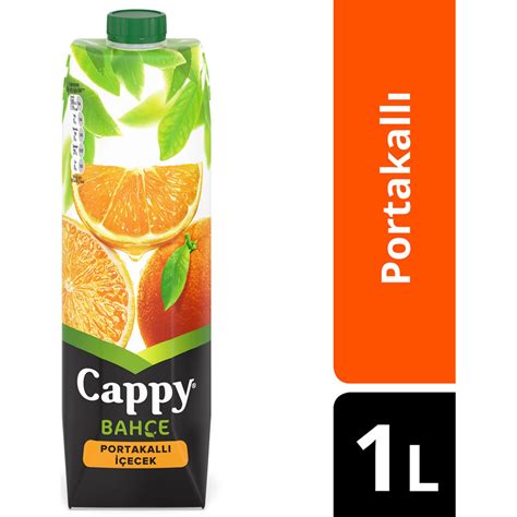 Cappy Bahçe Portakallı Meyve Suyu Karton Kutu 1 L Fiyatı